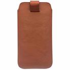 For iPhone XS Max QIALINO Nappa Texture Top-grain Leather Liner Bag with Card Slots(Brown) - 2