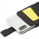 For iPhone XR QIALINO Nappa Texture Top-grain Leather Liner Bag with Card Slots(Black) - 3