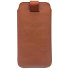 For iPhone XR QIALINO Nappa Texture Top-grain Leather Liner Bag with Card Slots(Brown) - 2