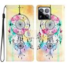 For Xiaomi 15 Pro Colored Drawing Leather Phone Case(Dream Catcher) - 1