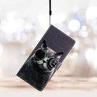 For Redmi Note 14 Pro+ 5G Colored Drawing Leather Phone Case(Sunglasses Cat) - 2