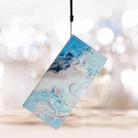 For Redmi Note 14 Pro+ 5G Colored Drawing Leather Phone Case(Blue Marble) - 2