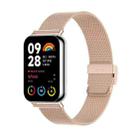 For Xiaomi Smart Band 9 Pro / 8 Pro Milan Buckle Metal Watch Band(Rose Gold) - 1