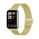 For Xiaomi Smart Band 9 Pro / 8 Pro Milan Buckle Metal Watch Band(Gold) - 1