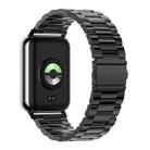 For Xiaomi Smart Band 9 Pro / 8 Pro Three Beads Stainless Steel Metal Watch Band(Black) - 3