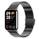 For Xiaomi Smart Band 9 Pro / 8 Pro One Bead Stainless Steel Metal Watch Band(Black) - 1