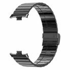 For Xiaomi Smart Band 9 Pro / 8 Pro One Bead Stainless Steel Metal Watch Band(Black) - 2