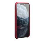 For iPhone 11 Pro QIALINO Shockproof Cowhide Leather Protective Case(Red) - 3