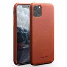 For iPhone 11 Pro QIALINO Shockproof Cowhide Leather Protective Case(Light Brown) - 1