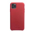 For iPhone 11 Pro Max QIALINO Shockproof Cowhide Leather Protective Case(Red) - 2