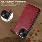 For iPhone 13 mini LC.IMEEKE Magsafe Phone Case(Red) - 2