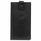 For iPhone X / XS QIALINO Nappa Texture Top-grain Leather Horizontal Flip Wallet Case with Card Slots(Black) - 1