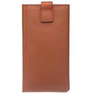 For iPhone XS Max QIALINO Nappa Texture Top-grain Leather Horizontal Flip Wallet Case with Card Slots(Brown) - 1