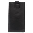 For iPhone XR QIALINO Nappa Texture Top-grain Leather Horizontal Flip Wallet Case with Card Slots(Black) - 1