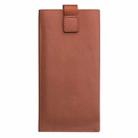 For iPhone 11 Pro Max QIALINO Nappa Texture Top-grain Leather Horizontal Flip Wallet Case with Card Slots(Brown) - 1