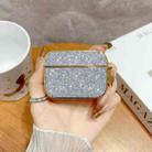 For AirPods Pro 2 Glitter Wireless Earbuds Box Protective Case(Silver) - 1