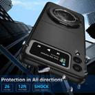 For Samsung Galaxy Z Flip3 360 Rotation Ring Holder MagSafe Shockproof PC Phone Case(Black) - 3