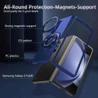 For Samsung Galaxy Z Fold5 360 Rotation Ring Holder MagSafe Shockproof PC Phone Case(Royal Blue) - 2