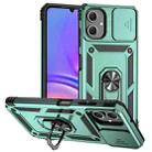 For Samsung Galaxy A06 4G Sliding Camshield Holder Phone Case(Green) - 1