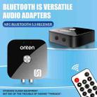 ONTEN BT103 NFC Desktop Bluetooth 5.3 Audio Receiver Adapter(Black) - 3