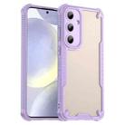 For Samsung Galaxy S24+ 5G Armor Glaze PC Hybrid TPU Phone Case(Purple) - 1