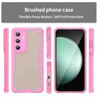 For Samsung Galaxy S24 FE 5G Armor Glaze PC Hybrid TPU Phone Case(Pink) - 2