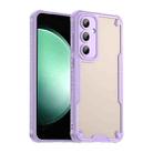 For Samsung Galaxy S24 FE 5G Armor Glaze PC Hybrid TPU Phone Case(Purple) - 1