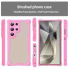 For Samsung Galaxy S24 Ultra 5G Armor Glaze PC Hybrid TPU Phone Case(Pink) - 2