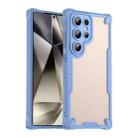 For Samsung Galaxy S24 Ultra 5G Armor Glaze PC Hybrid TPU Phone Case(Blue) - 1