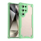 For Samsung Galaxy S24 Ultra 5G Armor Glaze PC Hybrid TPU Phone Case(Green) - 1