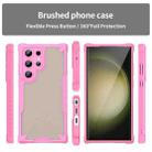 For Samsung Galaxy S23 Ultra 5G Armor Glaze PC Hybrid TPU Phone Case(Pink) - 2