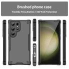 For Samsung Galaxy S23 Ultra 5G Armor Glaze PC Hybrid TPU Phone Case(Black) - 2