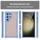 For Samsung Galaxy S23 Ultra 5G Armor Glaze PC Hybrid TPU Phone Case(Blue) - 2