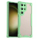 For Samsung Galaxy S23 Ultra 5G Armor Glaze PC Hybrid TPU Phone Case(Green) - 1