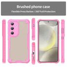 For Samsung Galaxy S25 5G Armor Glaze PC Hybrid TPU Phone Case(Pink) - 2