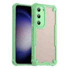 For Samsung Galaxy S23 5G Armor Glaze PC Hybrid TPU Phone Case(Green) - 1