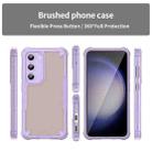 For Samsung Galaxy S23 5G Armor Glaze PC Hybrid TPU Phone Case(Purple) - 2