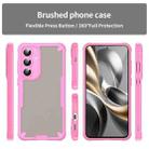 For Samsung Galaxy S25 FE 5G Armor Glaze PC Hybrid TPU Phone Case(Pink) - 3