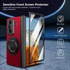 For Honor Magic Vs3 Gold Medal Rotating Folding Series Ring Holder Phone Case(Red) - 2