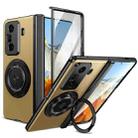 For Honor Magic Vs3 Gold Medal Rotating Folding Series Ring Holder Phone Case(Gold) - 1