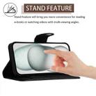 For Doogee Note 59 5G / Note 59 Pro Rhombic Texture Flip Leather Phone Case with Lanyard(Black) - 3