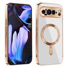 For Google Pixel 9 Pro XL CD Texture Plating TPU MagSafe Phone Case(Gold) - 1