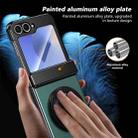 For Samsung Galaxy Z Flip6 Gold Medal Rotating Folding Series Ring Holder Phone Case(Royal Blue) - 3