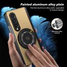 For Samsung Galaxy Z Fold4 Gold Medal Rotating Folding Series Ring Holder Phone Case(Gold) - 3