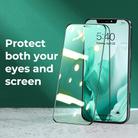For iPhone 12 Mini JOYROOM JR-PF598 Knight  Series 9H 2.5D Full Screen Eye Protection Green Light Tempered Film Glass Protective Film - 1