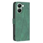 For Xiaomi Poco X7 Pro Magnetic Buckle Rhombus Texture Leather Phone Case(Green) - 3