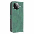 For Xiaomi Poco F7 Pro / F7 Ultra Magnetic Buckle Rhombus Texture Leather Phone Case(Green) - 3