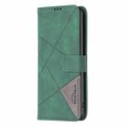For Xiaomi Poco C71 Magnetic Buckle Rhombus Texture Leather Phone Case(Green) - 2