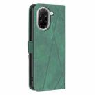 For Xiaomi Poco C71 Magnetic Buckle Rhombus Texture Leather Phone Case(Green) - 3