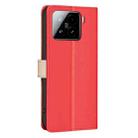 For Xiaomi 15 Color Matching RFID Anti-theft Leather Phone Case(Red) - 3